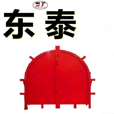 煤礦井上斜風井防爆門|MFBX礦山斜風井口防爆門|緩解沖擊波門